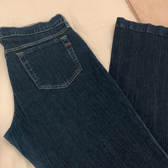 Gap 1969 stretch mid rise long and lean flared jeans size 12 long - Picture 2 of 5